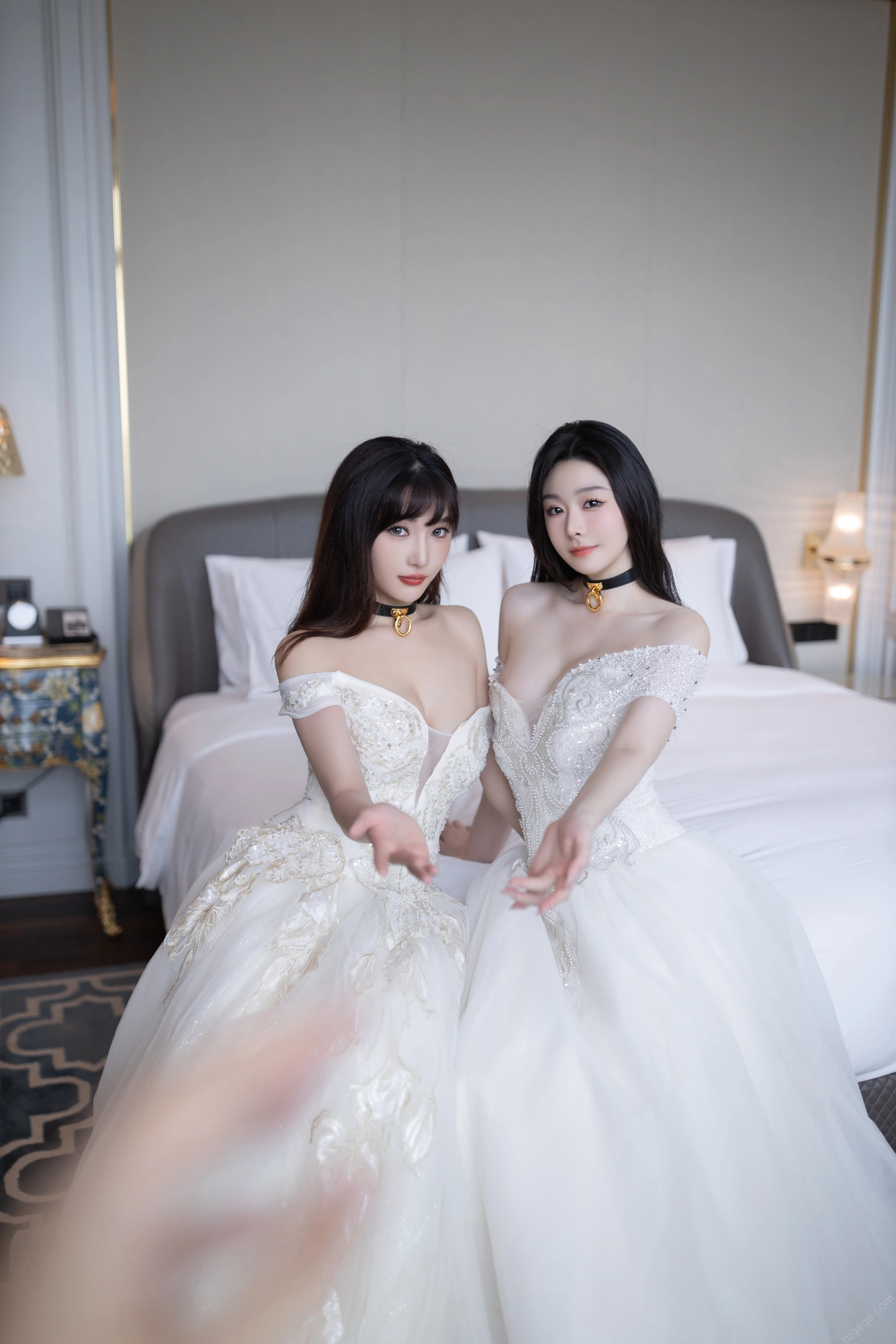 009.陆萱萱 – 内购无水印 &是小逗逗  双人婚纱 3